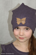 Lade das Bild in den Galerie-Viewer, French Terry meliert Lila 0,1 m