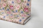 Lade das Bild in den Galerie-Viewer, Premium BIO Jersey "Vintage Flowers" delicate blush klein 0,5 m