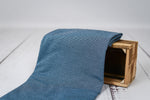 Lade das Bild in den Galerie-Viewer, Jersey "Bella" hellblau dunkelblau 0,1 m ABVERKAUF