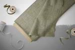 Lade das Bild in den Galerie-Viewer, Design "Leinenoptik" olive 0,5 m