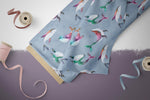 Lade das Bild in den Galerie-Viewer, Lycra "Rainbow Whales" sea 0,5 m