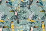 Lade das Bild in den Galerie-Viewer, Lycra "Jungle Birds" leafy 0,5 m