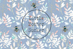 Lade das Bild in den Galerie-Viewer, Nylon (Ortalion) "Let it bee" baby blue 0,5 m
