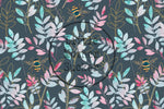 Lade das Bild in den Galerie-Viewer, Premium BIO Jersey "Let it bee" denim 0,5 m