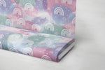 Lade das Bild in den Galerie-Viewer, Premium BIO Jersey "Chalkbows" cotton candy 0,5 m