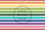 Lade das Bild in den Galerie-Viewer, Softshell Classic "Salted Stripes" light rainbow 0,5 m