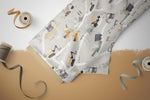 Lade das Bild in den Galerie-Viewer, Supersoft Premium BIO Jersey "Digger Land" ecru 0,5 m