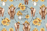 Lade das Bild in den Galerie-Viewer, Softshell Classic "Sunflower Highland Cows" COLLECTION