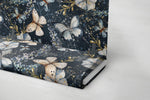 Lade das Bild in den Galerie-Viewer, Premium BIO Jersey "Romantic Butterflies" midnight 0,5 m