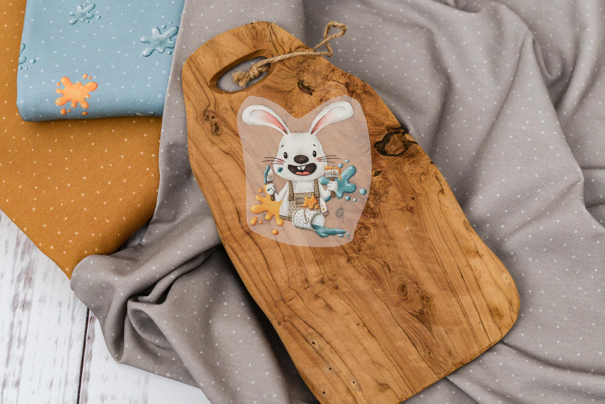 Bügelbild "Kleiner Künstler Collection" Hase