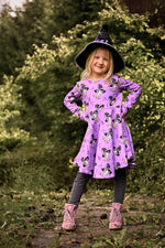 Lade das Bild in den Galerie-Viewer, Supersoft Premium BIO French Terry &quot;Magic Kitty&quot; klein 0,5 m
