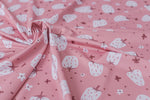 Lade das Bild in den Galerie-Viewer, Lycra &quot;Strawberry Patch&quot; pink strawberry 0,5 m
