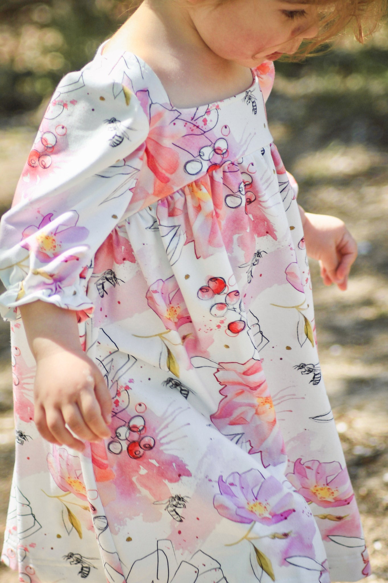 Frottee Jersey "Jules Flowers" 0,5 m