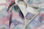 Lade das Bild in den Galerie-Viewer, Softshell LIGHT &quot;Chalkbows&quot; cotton candy bunt 0,5 m
