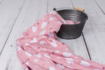 Lade das Bild in den Galerie-Viewer, Lycra &quot;Strawberry Patch&quot; pink strawberry 0,5 m
