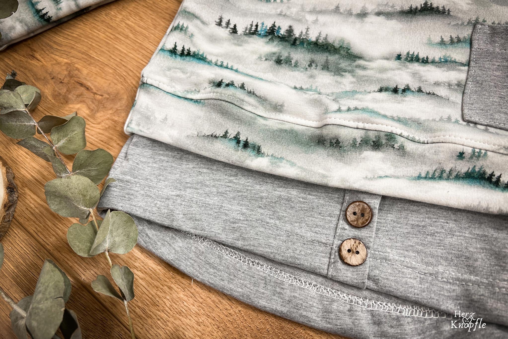 Premium BIO Jersey "Misty Forest" 0,9 m Rest