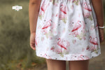 Lade das Bild in den Galerie-Viewer, BIO French Terry &quot;Feeling Fancy&quot; white 0,5 m
