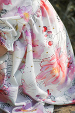 Lade das Bild in den Galerie-Viewer, Frottee Jersey &quot;Jules Flowers&quot; 0,5 m
