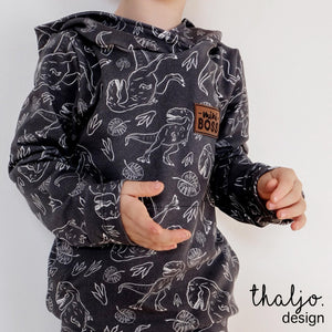 Premium Wintersweat "Kreidezeit" T-Rex 0,5 m