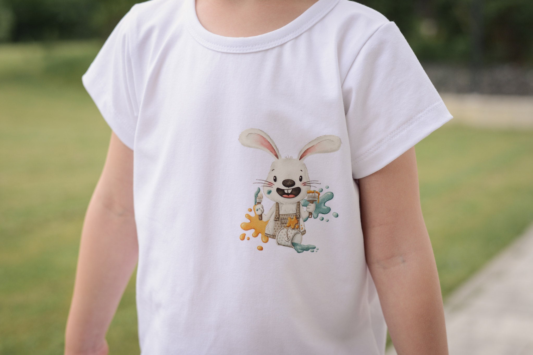 Bügelbild "Kleiner Künstler Collection" Hase