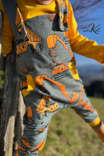 Lade das Bild in den Galerie-Viewer, Supersoft Premium BIO French Terry &quot;Mobile Team&quot; groß 0,7 m Rest
