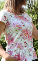 Lade das Bild in den Galerie-Viewer, Frottee Jersey &quot;Jules Flowers&quot; 0,5 m
