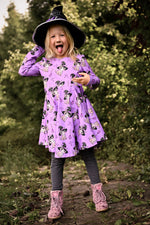 Lade das Bild in den Galerie-Viewer, Supersoft Premium BIO French Terry &quot;Magic Kitty&quot; klein 0,5 m
