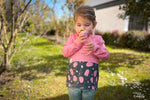 Lade das Bild in den Galerie-Viewer, Premium BIO Jersey &quot;Strawberry Patch&quot; 0,5 m
