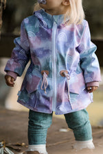 Lade das Bild in den Galerie-Viewer, Softshell Classic &quot;Chalkbows&quot; cotton candy weiß 0,5m Lager
