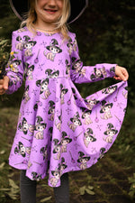 Lade das Bild in den Galerie-Viewer, Supersoft Premium BIO French Terry &quot;Magic Kitty&quot; klein 0,5 m
