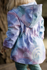 Lade das Bild in den Galerie-Viewer, Softshell Classic &quot;Chalkbows&quot; cotton candy weiß 0,5m Lager
