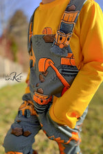 Lade das Bild in den Galerie-Viewer, Supersoft Premium BIO French Terry &quot;Mobile Team&quot; groß 0,7 m Rest
