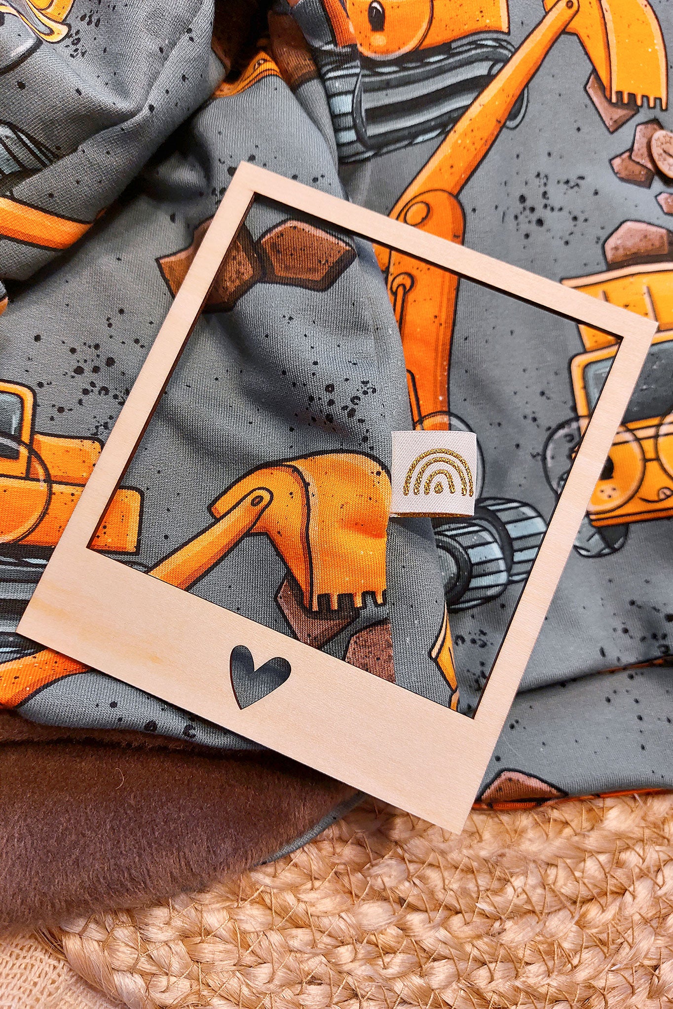 Supersoft Premium BIO French Terry "Mobile Team" groß 0,7 m Rest