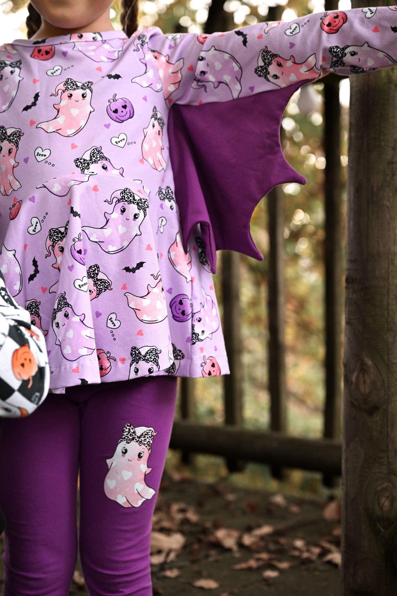 Supersoft Premium BIO Jersey "Spooky Fun" Girl klein 0,5 m