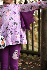 Lade das Bild in den Galerie-Viewer, Supersoft Premium BIO Jersey &quot;Spooky Fun&quot; Girl klein 0,5 m
