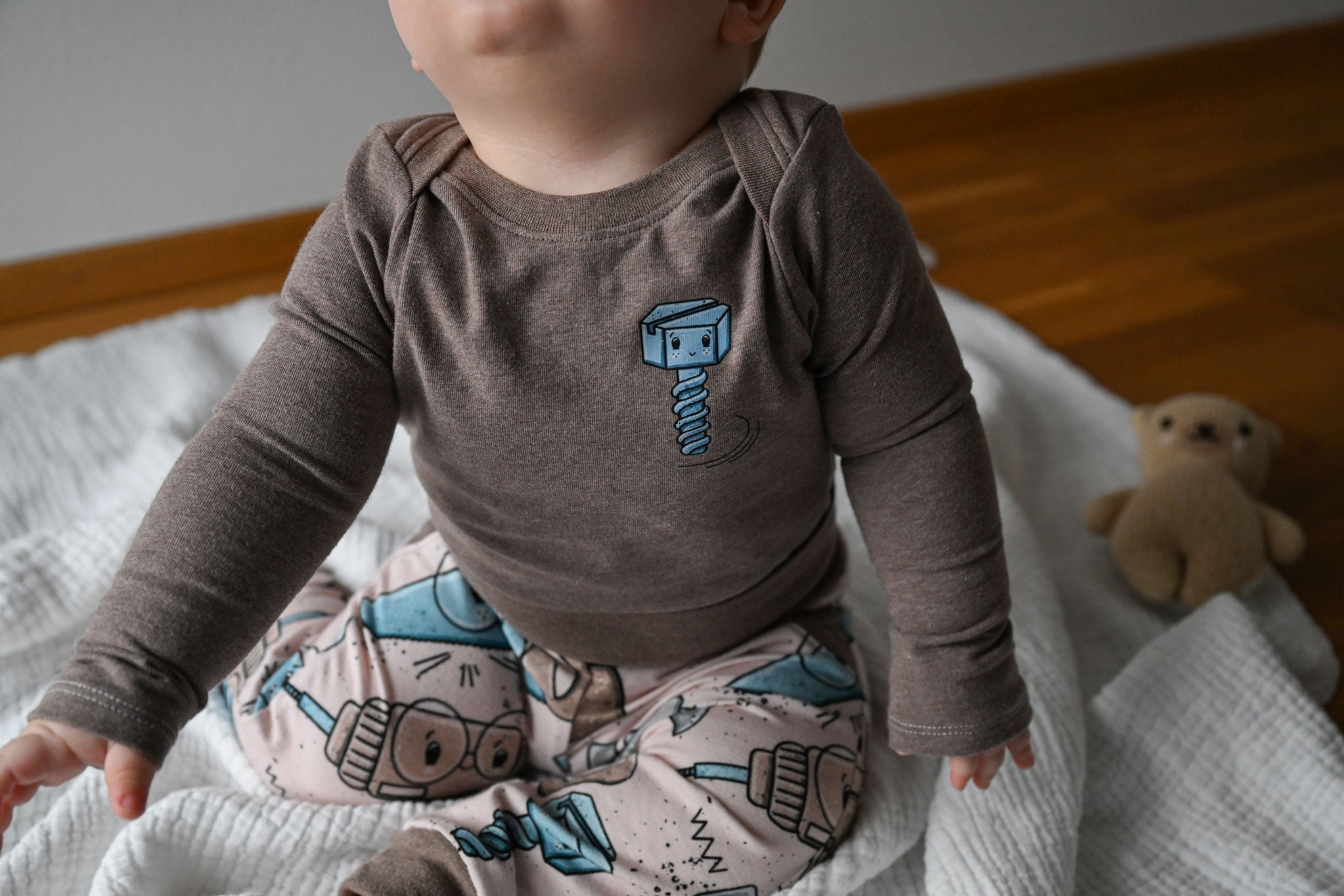 Supersoft Premium French Terry "Werkzeugkoffer" groß 0,5 m