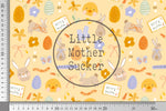 Lade das Bild in den Galerie-Viewer, Supersoft Premium French Terry &quot;Hoppy Easter&quot; Spring 0,5 m Sonderdruck
