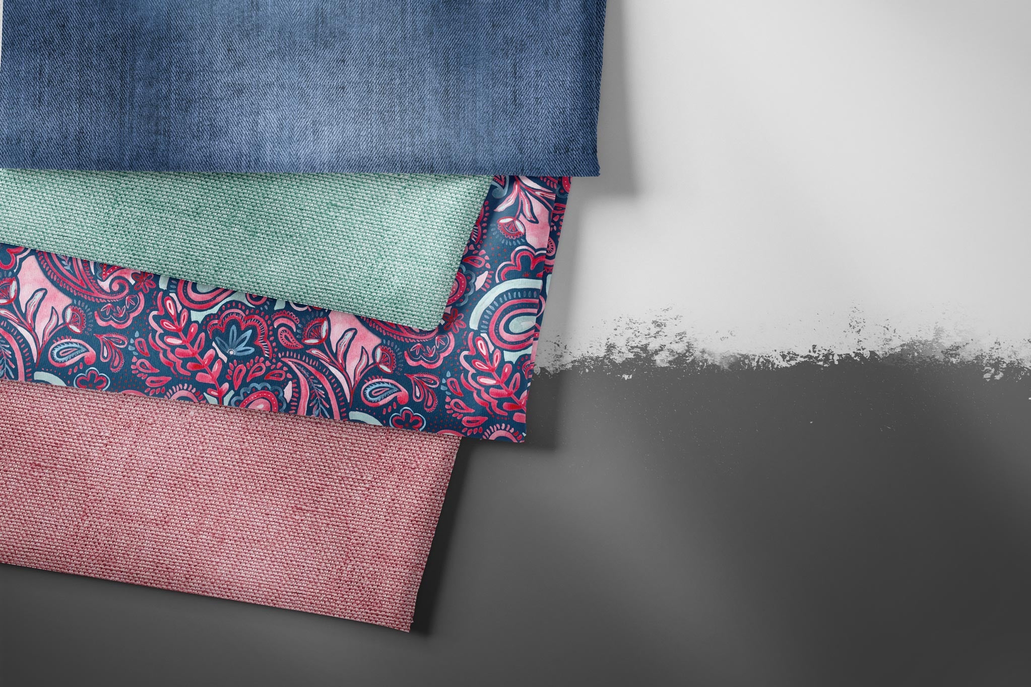 Premium BIO French Terry "Beautiful Burlap" Jungle 0,75 m Rest