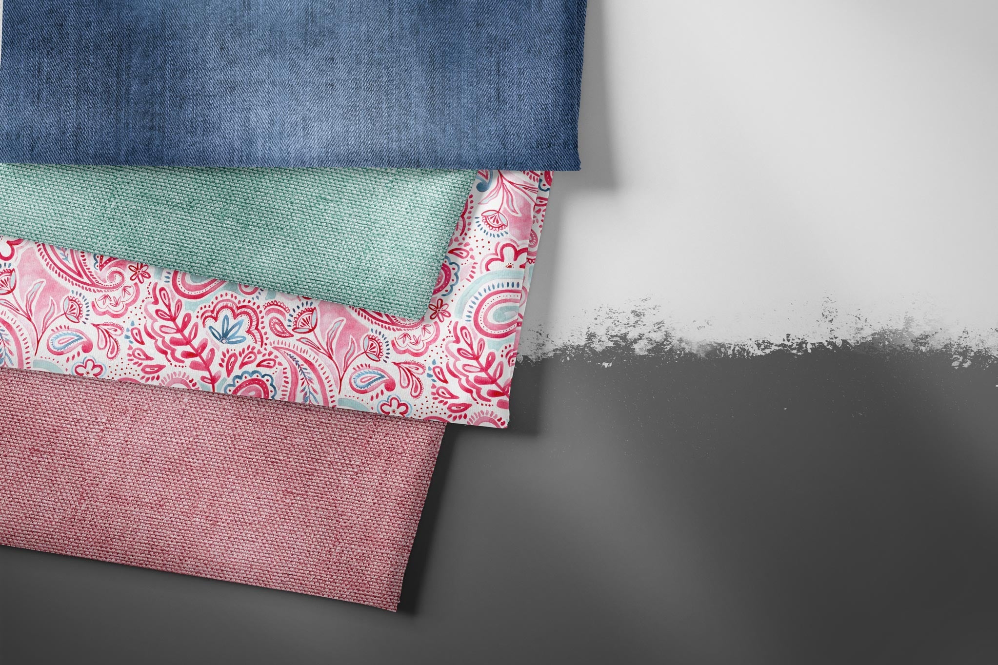 Premium BIO French Terry "Beautiful Burlap" Jungle 0,75 m Rest