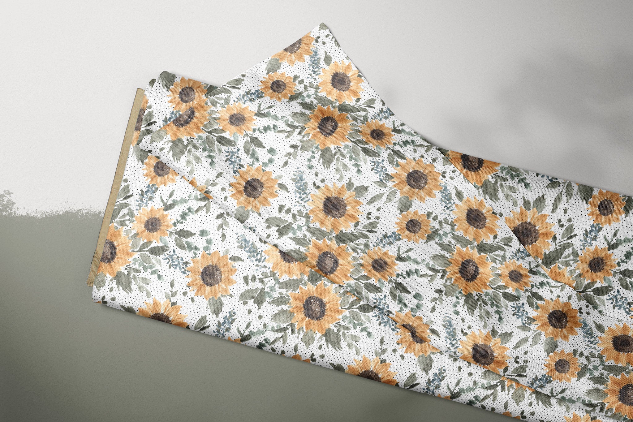 Supersoft Premium Jersey "Sonnenblumen" Dots 0,5 m