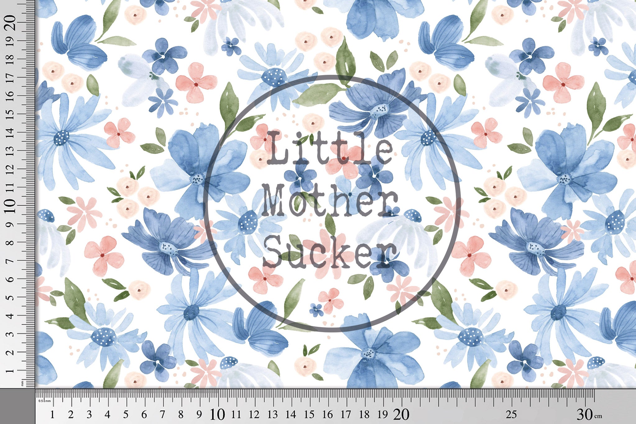 Supersoft Premium Jersey "Tender Flowers" Spring 0,5 m