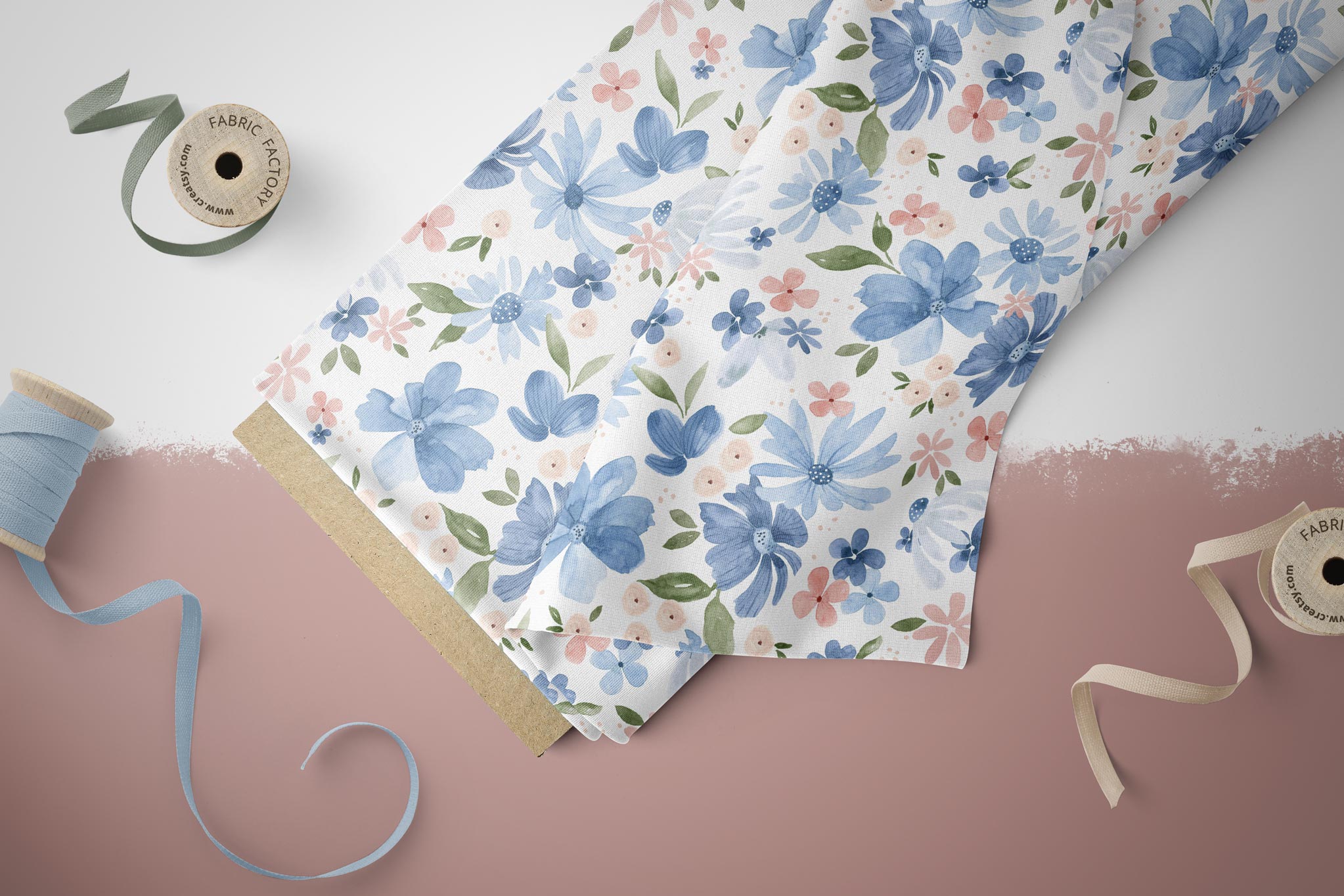 Supersoft Premium Jersey "Tender Flowers" Spring 0,5 m
