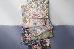 Lade das Bild in den Galerie-Viewer, Supersoft Premium BIO Jersey "Vintage Flowers" delicate white klein 0,5 m

