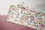 Lade das Bild in den Galerie-Viewer, Supersoft Premium BIO Jersey "Vintage Flowers" delicate white klein 0,5 m
