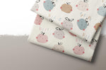 Lade das Bild in den Galerie-Viewer, Frottee Jersey "Happy Spring Apples" COLLECTION 0,5 m

