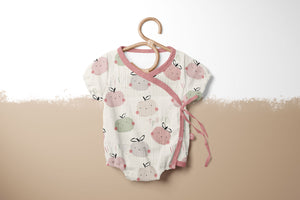 BIO Musselin "Happy Spring Apples" COLLECTION 0,5 m