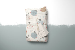 BIO Musselin "Happy Spring Apples" COLLECTION 0,5 m