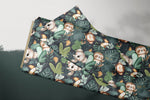 Lade das Bild in den Galerie-Viewer, Supersoft Premium French Terry &quot;Beneath the Leaves&quot; canvas 0,5 m
