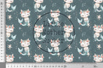 Lade das Bild in den Galerie-Viewer, Lycra &quot;Coral Cat&quot; Seagreen klein 0,5 m Lager
