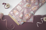 Lade das Bild in den Galerie-Viewer, Supersoft Premium Jersey &quot;Swirlyglade&quot; Lilac 0,5 m
